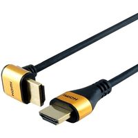 ホーリック HDMIケーブル L型90度 3m ゴールド HL30-567GD 1本 65-1793-64（直送品）
