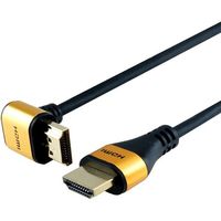 ホーリック HDMIケーブル L型270度 3m ゴールド HL30-570GD 1本 65-1793-67（直送品）