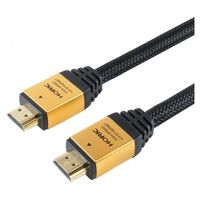 ホーリック HDMIケーブル 10m メッシュケーブル ゴールド HDM100-463GD 1本 65-1792-92（直送品）