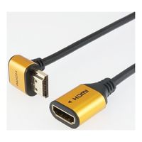ホーリック HDMI延長ケーブル L型270度 1m ゴールド HLFM10-588GD 1本 65-1793-85（直送品）