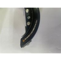 ゴリン ヘルメットロックリング錠 GR753HLーKV 3本キー ブラック 1セット(4個)（直送品）