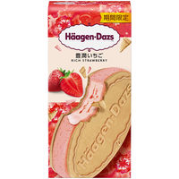 ハーゲンダッツ ジャパン [アイス] クリスピーサンド 豊潤いちご 60ml×12箱 4976994151027 1セット(12箱)（直送品）
