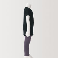 無印良品 キッズ あったか綿 クルーネック半袖Tシャツ キッズ110 黒 良品計画