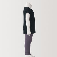 無印良品 ベビー あったか綿 クルーネック半袖Tシャツ ベビー90 黒 良品計画