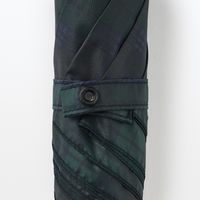 無印良品 晴雨兼用 2通りにたためる 折りたたみ傘 傘55cm ダークグリーンチェック 良品計画