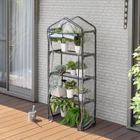 武田コーポレーション 奥行スリム温室4段用カバー AS-OYSMOCV4 1箱(16個入)（直送品）