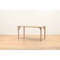 【軒先渡し】HIKARI ワークカフェダイニング ダイニングテーブル DLT-アリカ 140-WDテンバン/ウッドレッグ 1台（直送品）