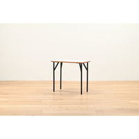 【軒先渡し】HIKARI ワークカフェダイニング ダイニングテーブル DLT-アリカ EX.-Mテンバン WH/スチールレッグBK 1台（直送品）