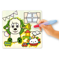 パイロット スイスイおえかき 何回でもぬれる!水ぬりえ いないいないばあっ! 1823122 1個