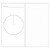 ダイゴー 【2025年版】ハンディピック スモール 土橋式 フレームマンスリー グリーン E8236 1セット(1冊×3)（直送品）