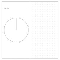 ダイゴー 【2025年版】ハンディピック ラージ 土橋式 フレームマンスリー グリーン E8237 1セット(1冊×3)（直送品）