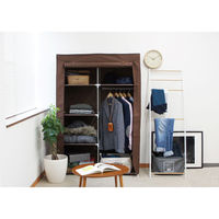 フクダクラフト 棚付ハンガー HC-T1016 BR M 1台（直送品）