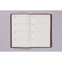 高橋書店 【2025年版】ニューダイアリーアルファ4 手帳判 見開き1週間 月曜始まり 茶 108 1冊（直送品）