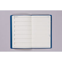 高橋書店 【2025年版】ニューダイアリーアルファ7 手帳判 片側1週間+ノート 月曜始まり コバルトブルー 110 1冊（直送品）