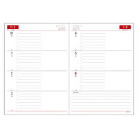 ダイゴー 【2025年版】アポイント デスクサイズ B5 1週間見開き ブラック E1339 1冊（直送品）