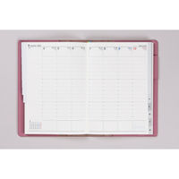 高橋書店 【2025年版】シャルム10 B6 バーチカル 月曜始まり ライトブリックレッド 360 1冊（直送品）