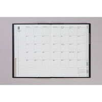 高橋書店 【2025年版】ディアクレールラプロ4 A5 月間 月曜始まり ブラック 504 1冊（直送品）