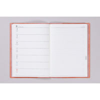 高橋書店 【2025年版】デスクダイアリーカジュアル4 A5 片側1週間+ノート 月曜始まり オレンジ 434 1冊（直送品）