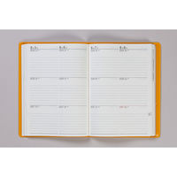高橋書店 【2025年版】3年卓上日誌 A5 3年連用 オレンジ 96 1冊（直送品）