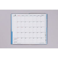 高橋書店 【2025年版】リベルインデックス3 手帳判 月間 日曜始まり カリプソ・ブルー 303 1セット(1冊×2)（直送品）