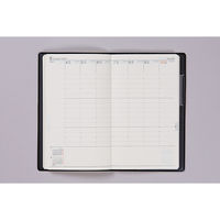 高橋書店 【2025年版】ニューダイアリーアルファ11 手帳判 バーチカル 月曜始まり 黒 105 1冊（直送品）