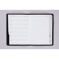 高橋書店 【2025年版】リシェル1 A6 片側1週間+ノート 月曜始まり スレートブラック 211 1冊（直送品）