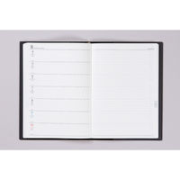 高橋書店 【2025年版】デスクダイアリーカジュアル1 A5 片側1週間+ノート 月曜始まり 黒 431 1冊（直送品）