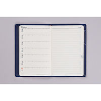 高橋書店 【2025年版】ビジネス手帳 小型版2 手帳判 片側1週間+ノート 月曜始まり 紺 142 1冊（直送品）