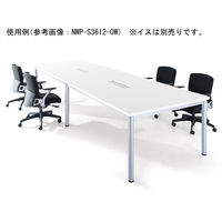 【軒先渡し】ニシキ工業 ビッグテーブル 幅4000×奥行1200×高さ720mm ペールウッド ANWP-S4012-PL 1台（直送品）