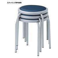 【軒先渡し】ニシキ工業 スツール ブラック AST-25T-BK(1脚) 1台（直送品）