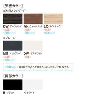 【軒先渡し】ニシキ工業 ミーティングテーブル 幅4800×奥行1200×高さ720mm ライトオーク AVTW-H4812W-LO 1台（直送品）