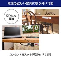 朝日電器 家具用スイッチ付コンセント2個口 FO-22S(W) 1個