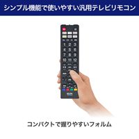 朝日電器 抗菌アプリボタンテレビリモコン RC-TVK103 1個