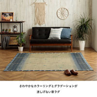 イケヒコ・コーポレーション リンク い草ラグ 1800×1800mm ブラウン 1061930063404 1枚（直送品）