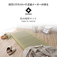 イケヒコ・コーポレーション 寝具 マット マットレス い草 国産 日本製 ボリューム 吸汗 調湿『すずか』 1122960133501 1枚（直送品）