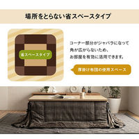 イケヒコ・コーポレーション 省スペース こたつ布団 チェック柄『バラン』 1181580131721 1枚（直送品）