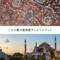 イケヒコ・コーポレーション アルスラーン 玄関マット ウィルトン織 600×950mm ワイン 1311710288501 1枚（直送品）