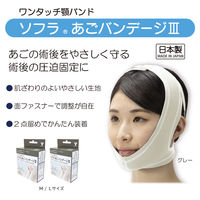 竹虎 ソフラあごバンテージIII グレー L 007414 1枚