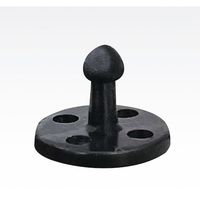 クロバー ニット用ソフトピン〈黒〉 58-672 1セット(5個) 523-2735（直送品）