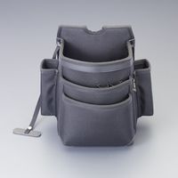 エスコ 250x245x190mm 腰袋 EA925BK-3 1個（直送品）