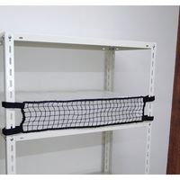 エスコ 170x1620mm スチール棚用落下防止ネット(ロータイプクロ) EA979CS-14BK 1セット（直送品）