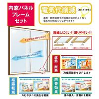 光モール 内窓パネルフレームセットL オフホワイト NO2822 1個（直送品）