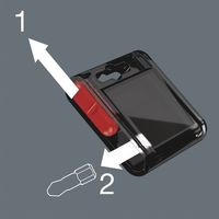 Wera Werk ヴェラ 20本組 カラーコードドライバービットセット PZ2 057761 57761 1セット（直送品）