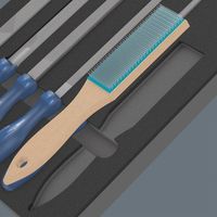 Wera Werk ヴェラ 6点組 ウレタン入りPFERDヤスリセット 150183 1セット（直送品）