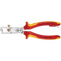 KNIPEX クニペックス 絶縁カッティングストリッパー 落下防止 1366ー180TBK 1丁（直送品）