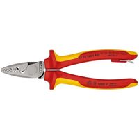 KNIPEX クニペックス 絶縁圧着ペンチ 落下防止 97 78 180 T 1丁（直送品）