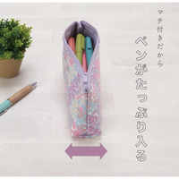 セキセイ ペンケース<花と植物柄>ボタニカルシルバー FP-1984-00 1個（直送品）