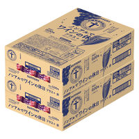 ノンアルコール類 ワイン ノンアルでワインの休日 プラス 赤 缶 350ml 2ケース（48本）