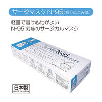 竹虎 サージマスクNー95(折りたたみ式)10枚入り 076078 1箱(10枚入)