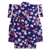 アンドウ HELLO KITTY子供甚平 さくらんぼネイビー 90cm 1713199-0000 1着（直送品）